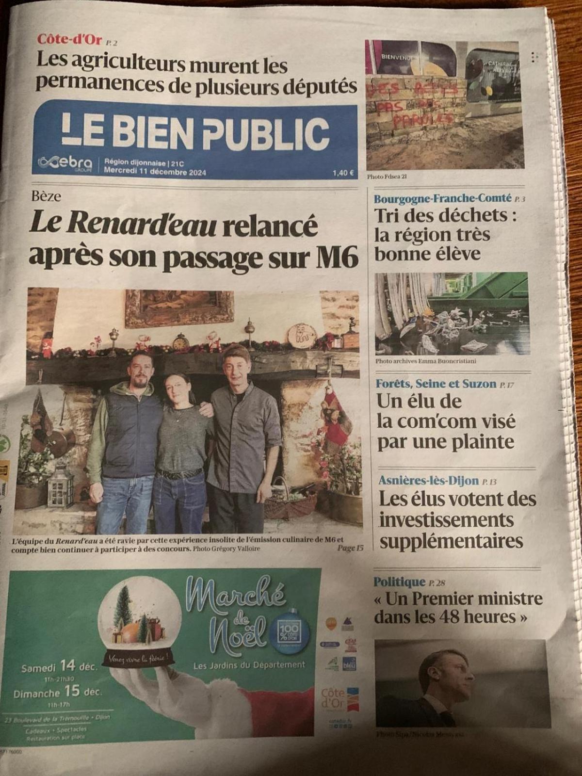 Auberge Du Renard'Eau Bèze Zewnętrze zdjęcie